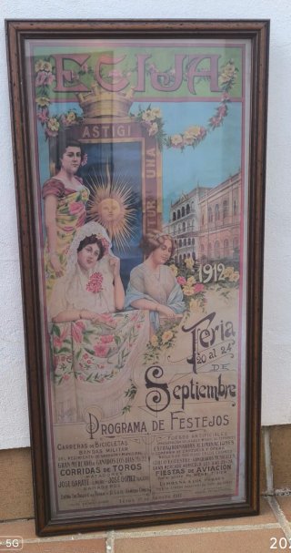 Cartel Feria de Ecija 1912