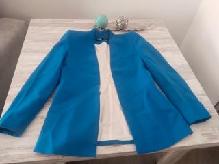 Americana Zara Azul Eléctrico