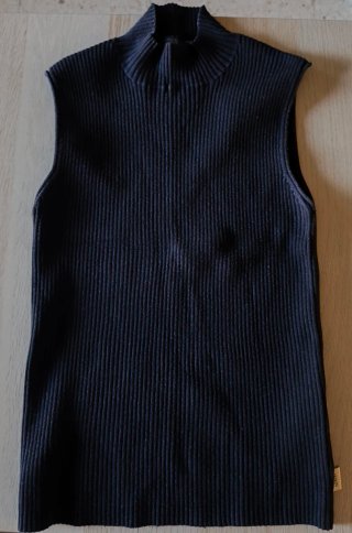 Regalo Jersey sin mangas cuello alto negro
