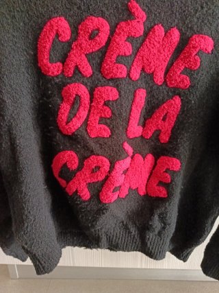 Maglione nero Crème de la Crème