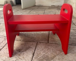 Sgabello/scala rossa TROGEN