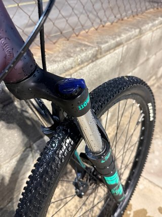 Bici MTB Orbea morada talla S