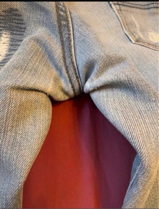 Jeans uomo strappati