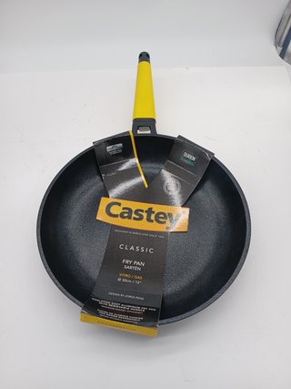 SARTÉN 30 CM MANGO AMARILLO