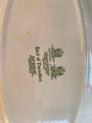Fuente Johnson Brothers Bird of Paradise Verde 33