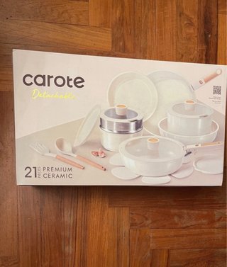 Set Pentole Carote 21 Pezzi Ceramica