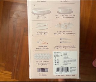 Set Pentole Carote 21 Pezzi Ceramica
