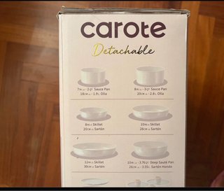 Set Pentole Carote 21 Pezzi Ceramica