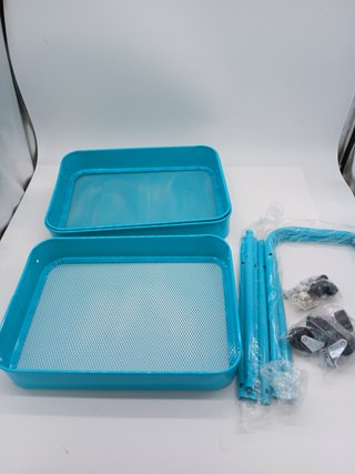 Amazon Basics Carrito de cocina o multiuso de tres niveles con ruedas