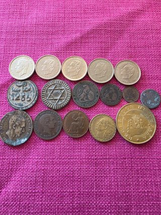 Lote 16 monedas antiguas españolas