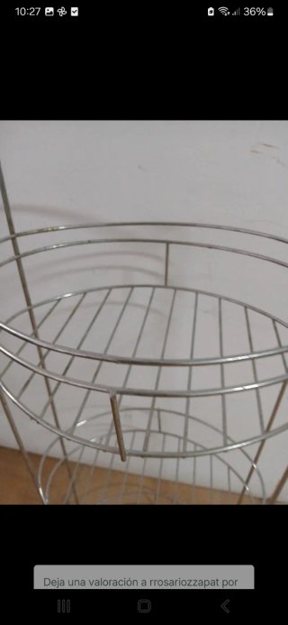Verdulero metálico 3 estantes. Tambien paea baño