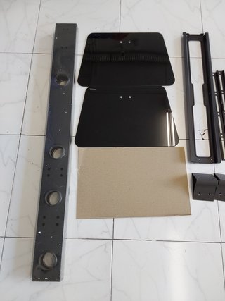 Supporto TV da Terra Girevole BONTEC per TV LCD LED Plasma Piatti Curvi da 30-65 Pollici, con 3 Ripiani