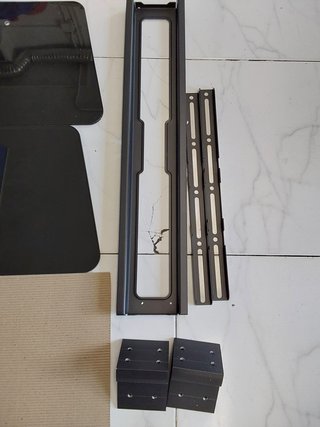 Supporto TV da Terra Girevole BONTEC per TV LCD LED Plasma Piatti Curvi da 30-65 Pollici, con 3 Ripiani
