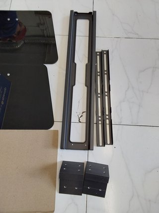 Supporto TV da Terra Girevole BONTEC per TV LCD LED Plasma Piatti Curvi da 30-65 Pollici, con 3 Ripiani