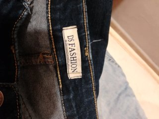 Pantalón vaquero mujer MISS BON negro