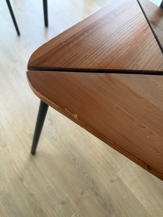 4 Sillas IKEA AGNE Vintage Madera y Metal