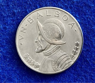 1 BALBOA. PANAMÁ 1947. PLATA 0,9. SC. ENCAPSULADA