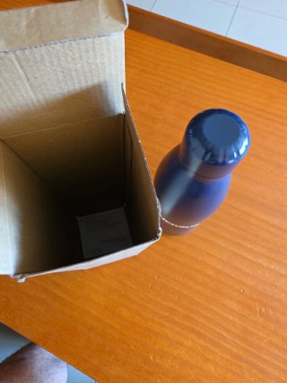 Botella de agua Nekus azul 1l