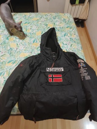 Chaqueta Geographical Norway Negra