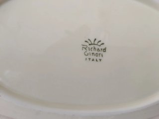 Richard Ginori Piatti Ovali Fiori 12 euro al pezzo