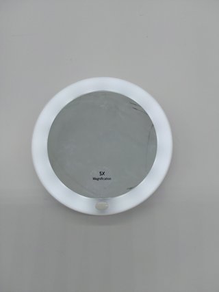 Specchio cosmetico EMKE con illuminazione, specchio ingranditore 5x, specchio trucco LED