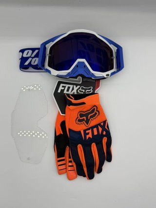 Gafas 100% y Guantes Fox Nuevos 1210