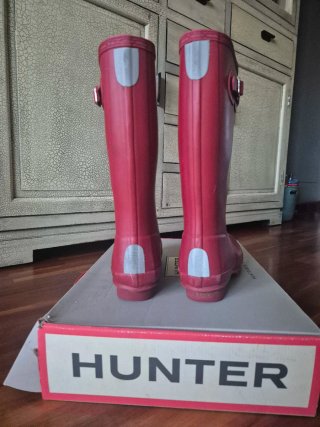 Botas Hunter Original Kids Rojas n°34