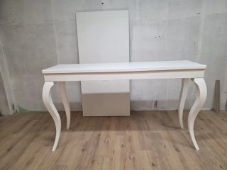 Tavolo alto bianco in legno