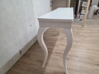 Tavolo alto bianco in legno