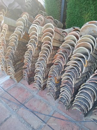 Tejas árabes de chalet