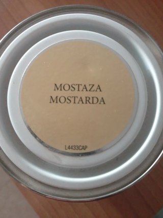 Bote Pintura Tiza Rust-Oleum Mostaza Sin Abrir de