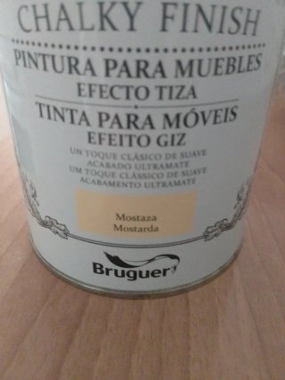 Bote Pintura Tiza Rust-Oleum Mostaza Sin Abrir de