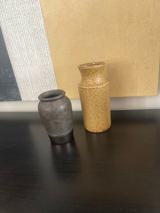 Juego de 2 jarrones de cerámica