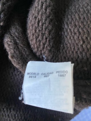 Jersey Massimo Dutti Marrón Cuello Alto Talla S