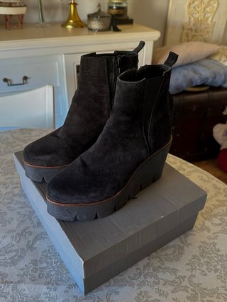 Botines Alpe  piel Plataforma T.37