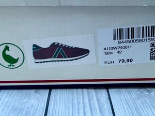 Zapatillas El Ganso Burdeos y Verde