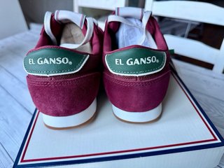 Zapatillas El Ganso Burdeos y Verde