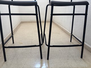 Taburetes Altos Negros