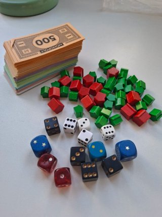 Monopoly: Dados, Billetes y Casas/Hoteles