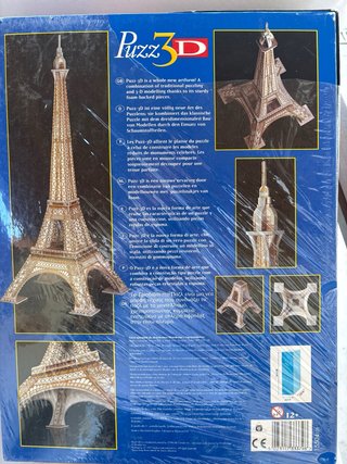 Puzzle 3D La Tour Eiffel MB 102cm