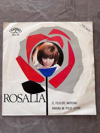 2 Vinilos Single Rosalía . Uno con dedicatoria