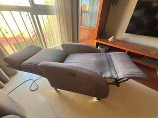 Sillón Relax Gris Tela