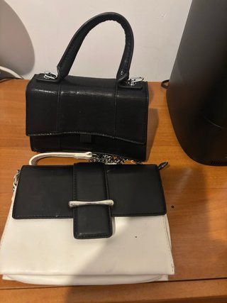 Bolsos Cartera Negro y Blanco