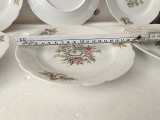 Servizio piatti vintage floreale