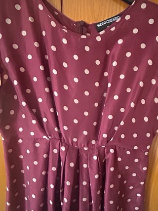 Vestito Pois Viola/prugna