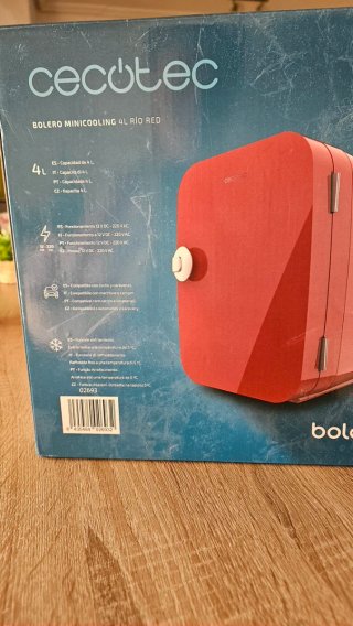 Nevera mini Cecotec Bolero Roja