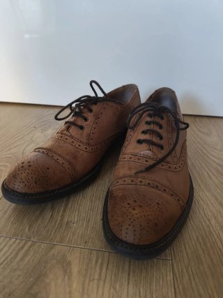Mocasines de piel color caramelo