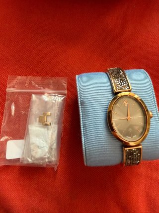 Swarovski collana orologio orecchini
