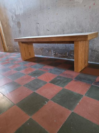Banco nórdico de madera