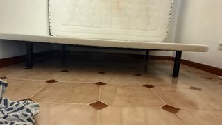 Colchón y base tapizada 135cm